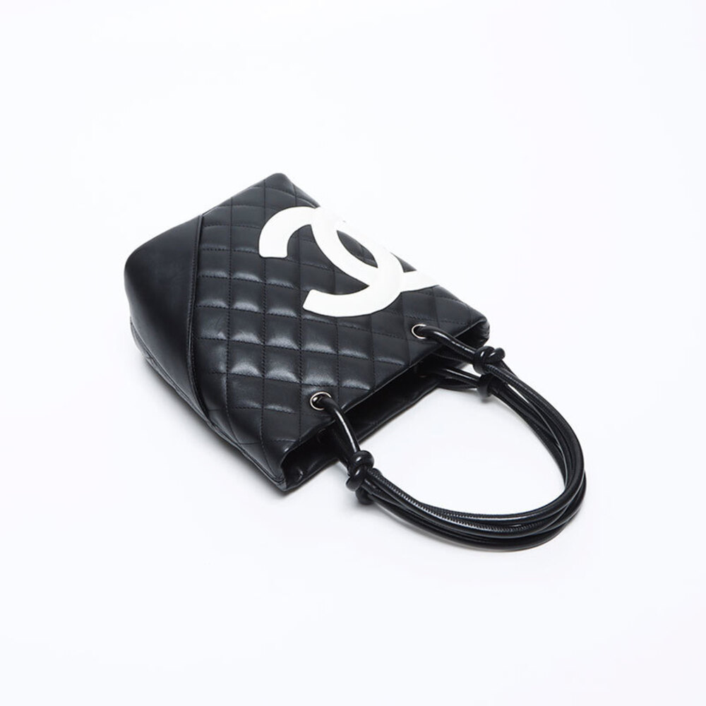 CHANEL Cambon Line 2003-2004 Handbag Black WS12855 - Picture 9 of 13